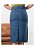 Saia Midi Jeans com Bolso Cargo frontal Ref 006 Thalita Stone - Imagem 2