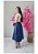 Saia Jeans Midi Evasê  Ref Lia 260 - Imagem 2