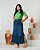Saia Rute Jeans com fenda lateral Ref 001 - Imagem 1