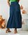 Saia Rute Jeans com fenda lateral Ref 001 - Imagem 3