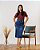 Saia Midi Jeans Cintura Alta Isadora 012 - Imagem 1