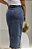 Saia Jeans Maxi Midi Helen lavado marmorisado Ref 268 - Imagem 3