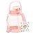 Garrafa Policarbonato  Alça Dupla Rosa 1200ml Lyor - Imagem 3