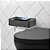 SUPORTE  3 X 1 - LENCO  /PAPEL HIGIENICO / CELULAR  -DUPA  FACE  3M  PRETO - Imagem 2