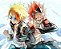 Pintura Numerada Boku no Hero Academia Tecido Pincéis e Tintas T92 - Imagem 1