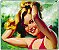 Pintura Numerada Pin-Up Tecido Pincéis e Tintas T100 - Imagem 1