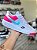 Nike Air Force Holográfico Branco e Rosa - Imagem 1