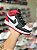 Nike Jordan Mid 1 Infantil Vermelho e Preto - Imagem 1