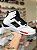 Nike Air Jordan Retro 4 Branco e Vermelho - Imagem 1
