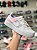 Nike Air Force Branco/Rosa/Cinza - Imagem 1