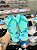 Chinelo Florido Verde Água - Imagem 1