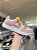NK Dunk Low Pro Premium-Rosê e Branco - Imagem 1