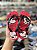 Chinelo Infantil Minnie-Vermelho e Preto - Imagem 1