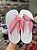 Chinelo Kenr Branco e Rosa - Imagem 1