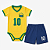 Conjunto Body + Shorts Brasil Seleção Copa Do Mundo 2026 - Imagem 1