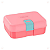 Bento Box Coral Lancheira Infantil Escolar Kit Lanche Thermos - Imagem 1