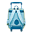 Mochila de Rodinhas Kouii Filhotiis Infantil Bolsa Escolar Viagem - Imagem 20