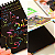 Bloco Caderno De Desenho Papel Mágico Colorido 10 Folhas Raspadinha - Imagem 6