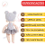 Boneca de Pano Angela Sophia Metoo 33 cm Brinquedo Crianças e Decoração - Imagem 3