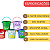 Brinquedo De Banho Infantil Kit 5 Baldinhos Animais Skip Hop - Imagem 3