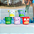 Brinquedo De Banho Infantil Kit 5 Baldinhos Animais Skip Hop - Imagem 7