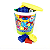 Blocos De Montar Educativo Infantil Pote Brinquedo 44 Pçs - Imagem 1