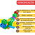 Blocos De Montar Educativo Infantil Pote Brinquedo 44 Pçs - Imagem 3