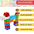 Blocos De Montar Educativo Infantil Pote Brinquedo 44 Pçs - Imagem 4