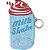 Porta Moedas Chaveiro Milk Shake - Azul - Imagem 1