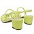 Sandália com Tiras Entrelaçadas - Verde Lemon - Imagem 4