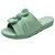 Tamanco em Suede com Laço - Verde Menta - Imagem 1
