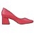 Scarpin Bico Fino Salto Grosso Napa - Rosa Kissed - Imagem 2