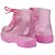 Galocha Coturno Tratorada Rocker Infantil - Pink Glitter - Imagem 2