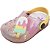 Clog Infantil Sorvete com Luz - Glitter Ouro e Amarelo - Imagem 1