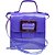 Bolsa Petite Jolie Soul com Fivela PJ10792 - Roxo e Translúcido - Imagem 1