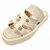 Sandália Plataforma H Sol Dourado - Off White - Imagem 1