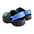 Babuche Clog Cross Infantil Dino - Preto e Azul - Imagem 4