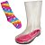 Bota Galocha Infantil Incolor com Meia Star - Pink - Imagem 1