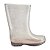 Bota Galocha Infantil Incolor - Glitter Prata - Imagem 2