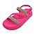 Sandália Yasmin Infantil Cruzada com Strass - Pink Barbie - Imagem 1