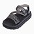 Sandália Infantil Marina Glitter - Preto - Imagem 1