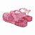 Sandália Infantil Barbie Duo Aranha - Rosa Transparente Glitter - Imagem 4
