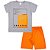 Conjunto Infantil Menino Created - Cinza e Laranja - Imagem 1