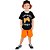 Conjunto Infantil Menino Gamer - Preto e Laranja - Imagem 2