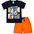 Conjunto Infantil Menino Just Play - Preto e Laranja - Imagem 1