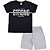 Conjunto Infantil Menino Strong - Preto e Cinza - Imagem 1