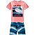 Conjunto Infantil Menino Big Waves Brandili - Coral - Imagem 1