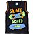 Conjunto Infantil Menino Skate Board - Preto e Laranja - Imagem 2