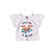Conjunto Infantil Menina Pássaros - Branco e Laranja - Imagem 3