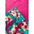 Conjunto Infantil Menina Alça Florido - Pink e Verde - Imagem 5